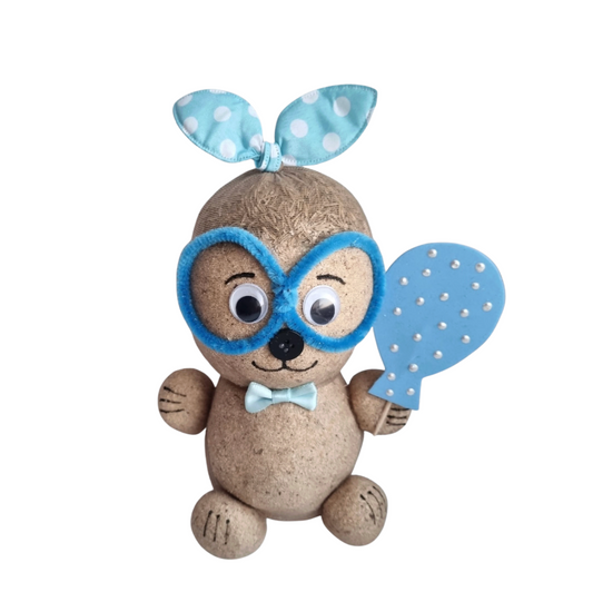 KoKo Sky Hopper handmade grass head buddy with balloon 🩵